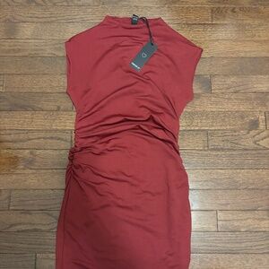 Red Cocktail Party Dress